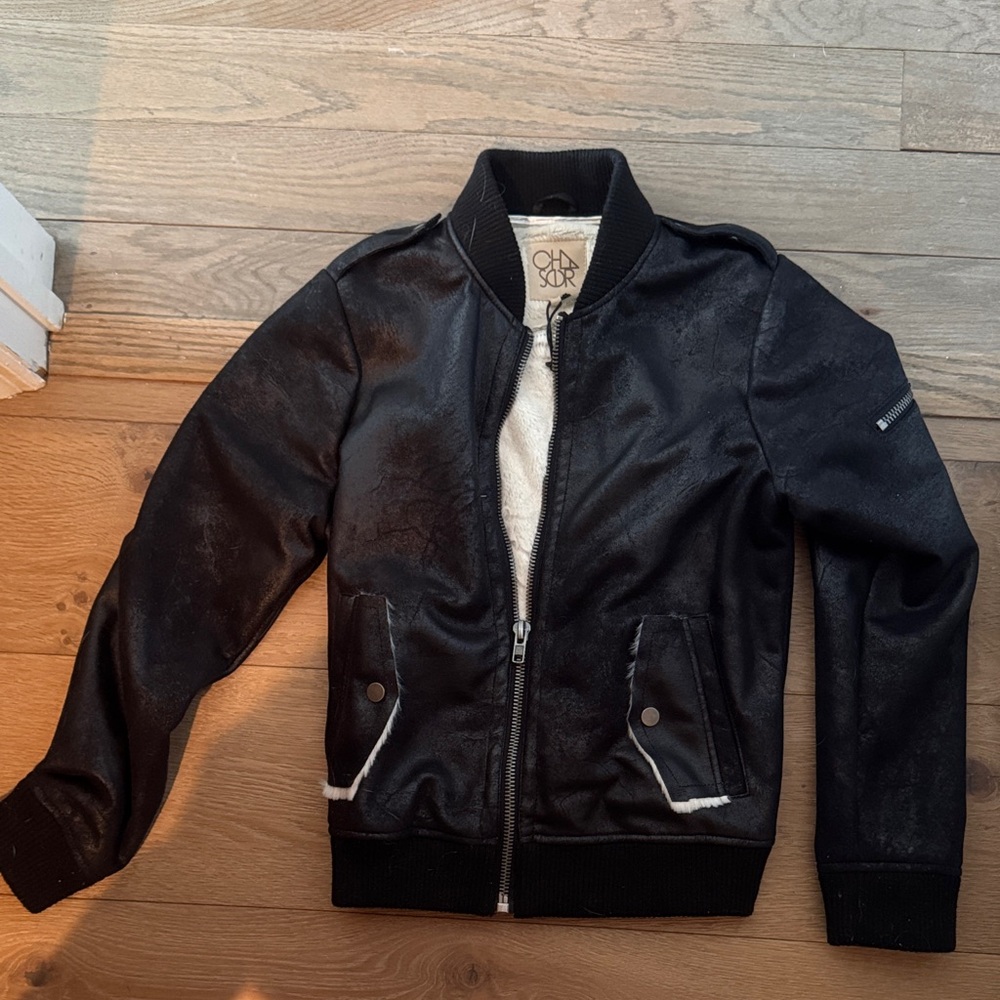 Stylish Black Bomber Jacket